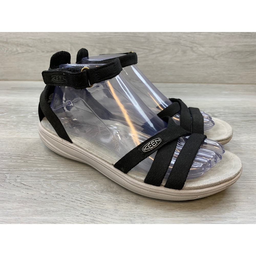 Keen Lattice Sandals Women's 8 Black Strappy Athletic Outdoor Casual Shoes